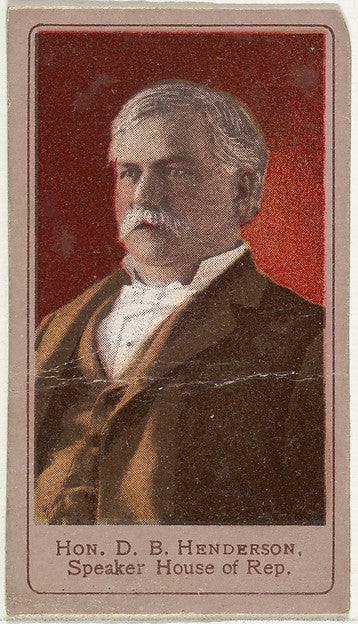 :Honorable D. B. Henderson Speaker of the House of Represent-16x12"(A3) Poster