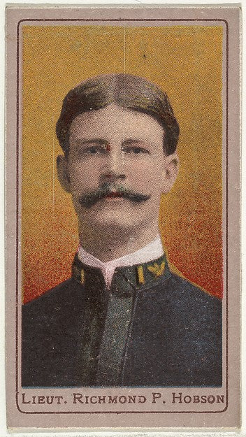 :Lieutenant Richmond P. Hobson from the Heroes of the Spanis-16x12"(A3) Poster