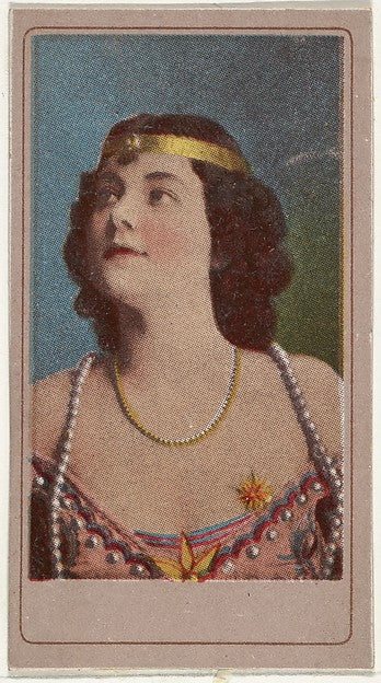 :Actress wearing golden headband from the Actresses series i-16x12"(A3) Poster