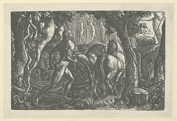 The Ploughman 1827-Edward Calvert ), Poster Print Wall Art