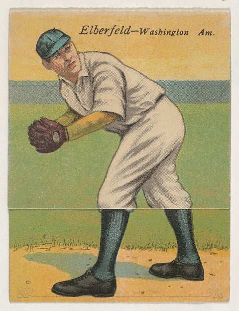 :Elberfeld Washington American League from the Mecca Double -16x12"(A3) Poster