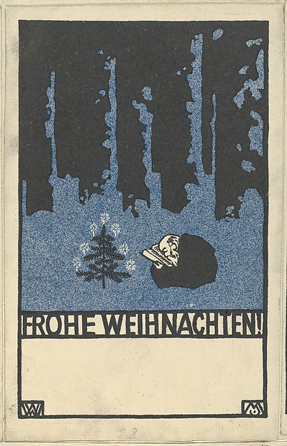 Merry Christmas! 1907-Moriz Jung Moravia 1885–1915 Manilowa , Poster Print