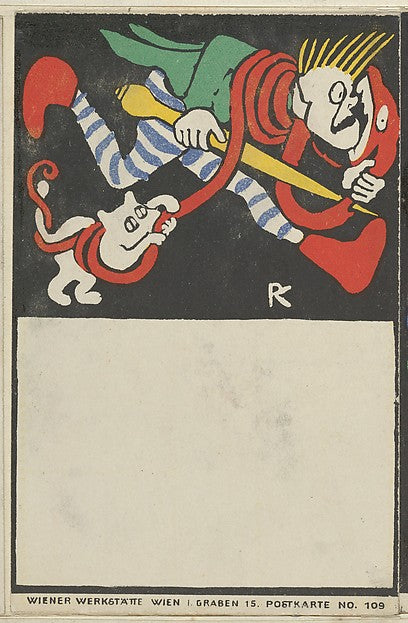 Rudolf Kalvach - Humorous Subject 1907, Poster Print Wall Art