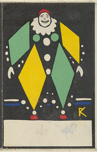 Rudolf Kalvach - Clown 1907, Poster Print Wall Art