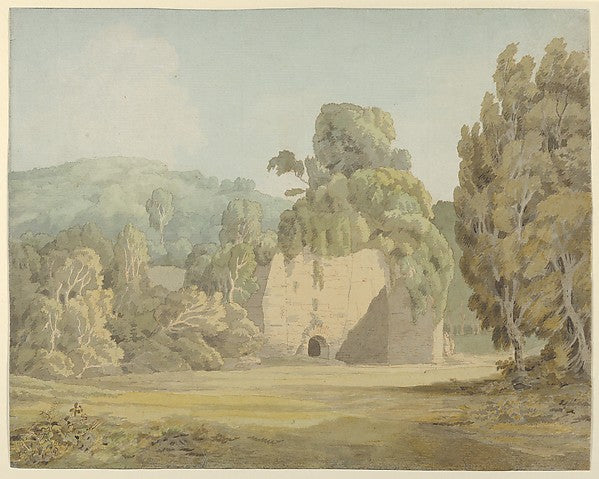 Francis Towne - An Ivy Covered Ruin late 1780s–early 1790s, Poster Print Wall Art