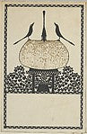 Heart Leaves and Birds 1908-Attributed to Wenzel Oswald , Poster Print