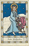 Merry Christmas 1910-Anonymous, Austrian, Viennese, 20th cent, Poster Print