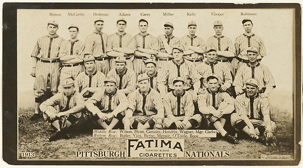 Pittsburgh Pirates National League from the "Baseball Team" , Poster Print Wall Art