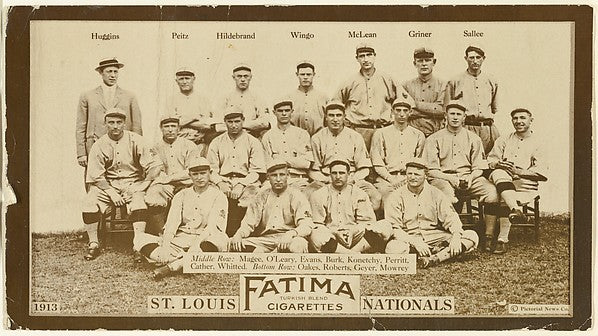 St. Louis Cardinals National League from the "Baseball Team", Poster Print Wall Art