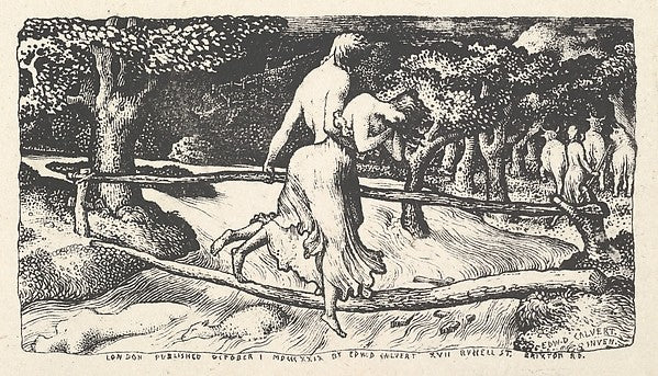 The Flood 1829-Edward Calvert ), Poster Print Wall Art