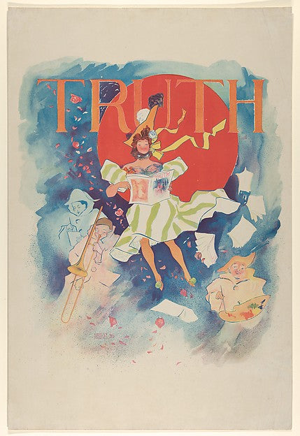 Truth 1896-Ernest Haskell,16x12"(A3)Poster