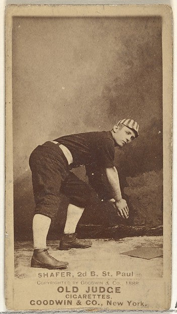 :Zachary Taylor Shafer 2nd Base St. Paul Apostles from the O-16x12"(A3) Poster
