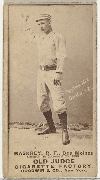 :Samuel Leech Maskrey Right Field Des Moines Prohibitionists-16x12"(A3) Poster