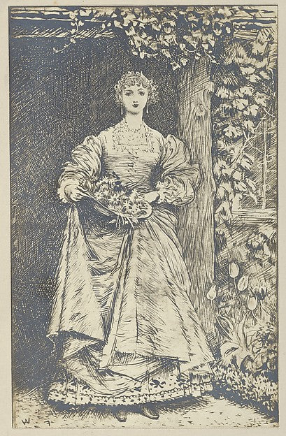 After Frederick Walker - The Story of Elizabeth c1867, Poster Print Wall Art