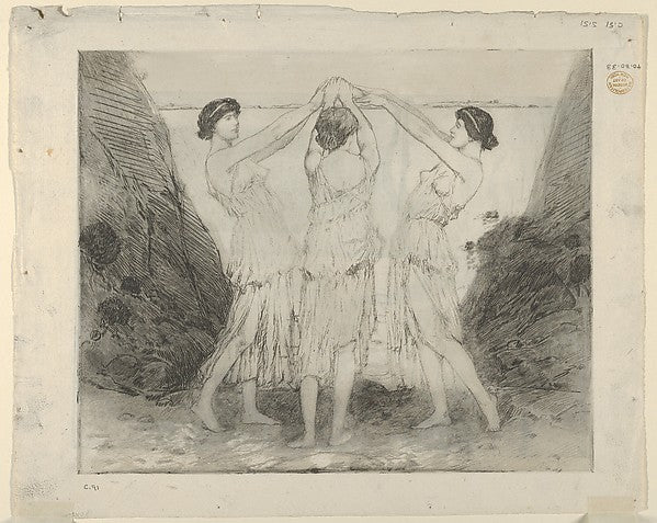 The Greek Dance 1916-Childe Hassam, Poster Print Wall Art