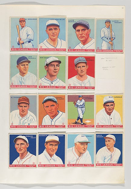 :Album 325 page 11 1933-16x12"(A3) Poster