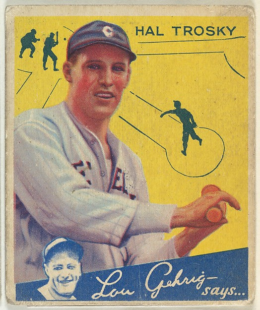 :Hal Trosky Cleveland Indians 1934-16x12"(A3) Poster