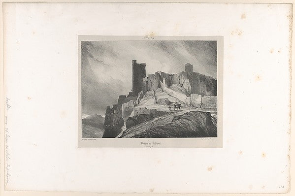 Eugène Isabey:The Dungeon of Polignac 1831-16x12"(A3) Poster