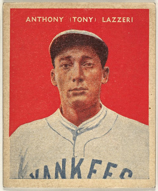 :Anthony Lazzeri Second Baseman New York A.L.-16x12"(A3) Poster