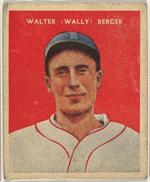 :Walter Berger Outfielder Boston N.L.-16x12"(A3) Poster