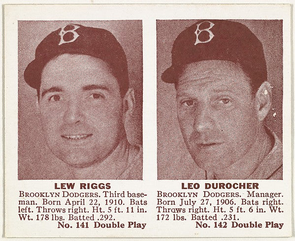 :Lew Riggs Leo Durocher-16x12"(A3) Poster