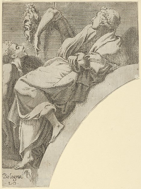 Melpomene c1540–45-Léon Davent, After Francesco Primaticcio,16x12"(A3)Poster