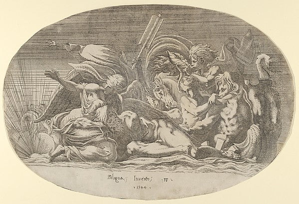 Iris Neptune and Sleep 1544-Antonio Fantuzzi, After Francesc,16x12"(A3) Poster