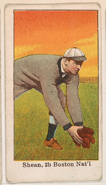 :Shean 2nd Base Boston National League from the 50 Ball Play-16x12"(A3) Poster