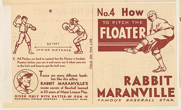 :No. 4 How to Pitch the Floater 1936-16x12"(A3) Poster
