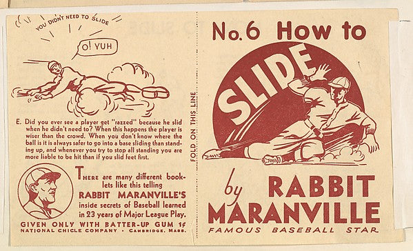 :No. 6 How to Slide 1936-16x12"(A3) Poster
