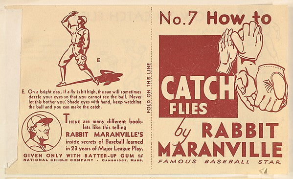 :No. 7 How to Catch Flies 1936-16x12"(A3) Poster