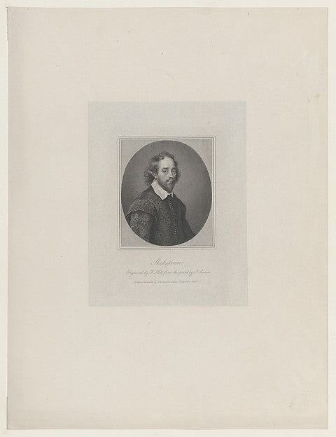 After John Simon , After Gerard van Soest:William Shakespear-16x12"(A3) Poster