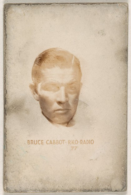 :Card Number 77 Bruce Cabbot RKO Radio from the Tattoo Orbit-16x12"(A3) Poster