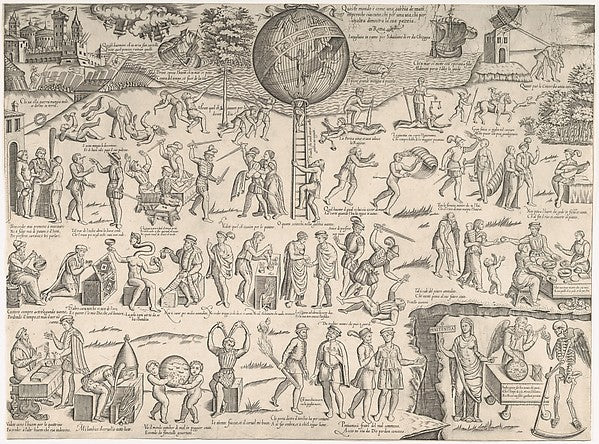 The Cage of Fools 1557–63-Sebastiano di Re, Poster Print