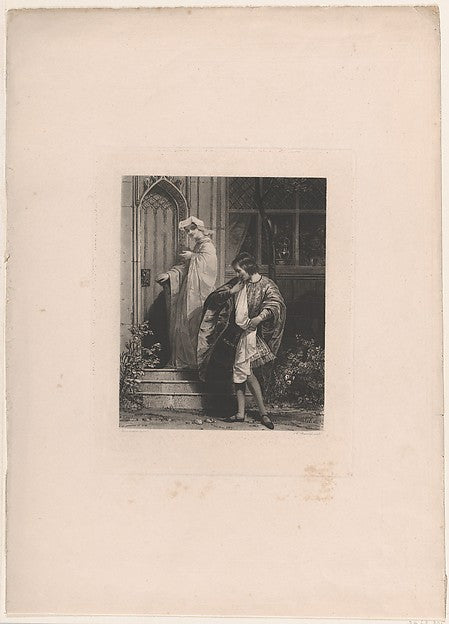 Anne Page and Slender 1829-Samuel William Reynolds,the elder, Poster Print
