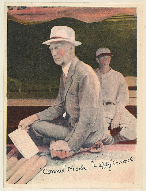 :"Connie" Mack and "Lefty" Grove from the Colored Photos Pre-16x12"(A3) Poster