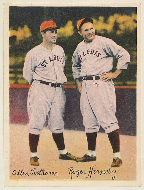 :Allan Sothoron and Roger Hornsby from the Colored Photos Pr-16x12"(A3) Poster