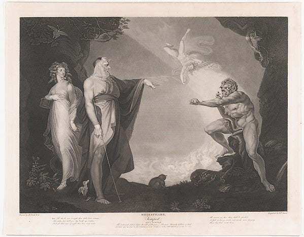 The Enchanted Island Before the Cell of Prospero - Prospero M, Poster Print Wall Art
