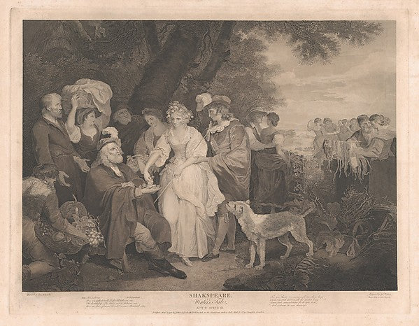 After Francis Wheatley:Florizel Perdita etc. in the Shepherd-16x12"(A3) Poster