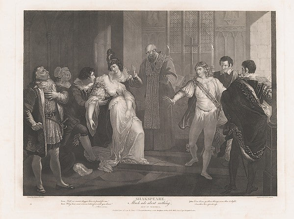 After William Hamilton:Hero Fainting in Church 1789-16x12"(A3) Poster