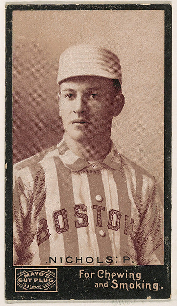 :Nichols Pitcher Boston from the Mayo's Cut Plug series for -16x12"(A3) Poster