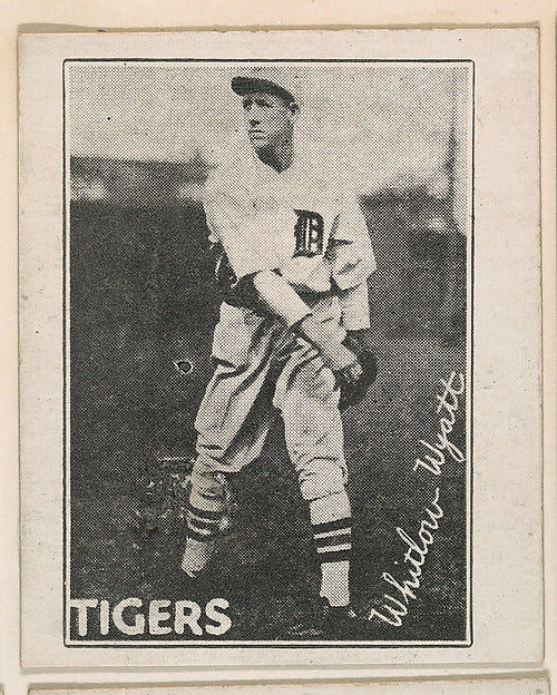 :Whitlow Wyatt Tigers c1935-16x12"(A3) Poster