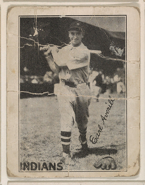 :Earl Averill Indians c1935-16x12"(A3) Poster