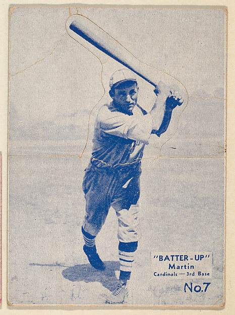 :Card 7 Martin Cardinals 3rd Base from the Batter Up series-16x12"(A3) Poster