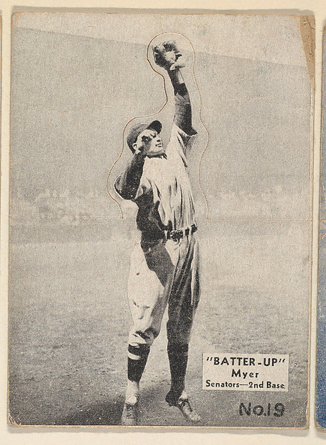 :Card 19 Myer Senators 2nd Base from the Batter Up series i-16x12"(A3) Poster