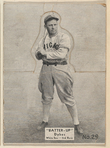 :Card 29 Dykes White Sox 3rd Base from the Batter Up series-16x12"(A3) Poster