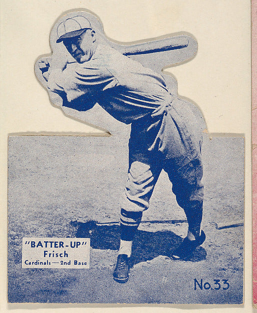 :Card 33 Frisch Cardinals 2nd Base from the Batter Up serie-16x12"(A3) Poster