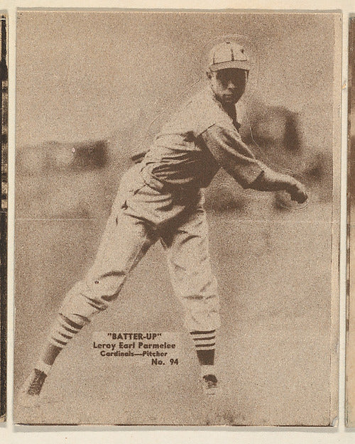 :Card 94 Leroy Earl Parmelee Cardinals Pitcher from the Bat-16x12"(A3) Poster