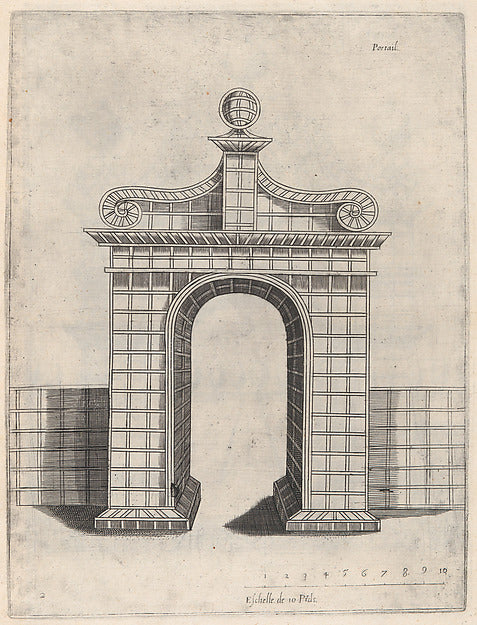 [Vraye Representations Des Portals Palissades et Pavillions.., Poster Print