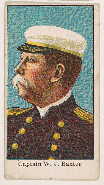 :Captain W. J. Baxter from the Navy Candy series for The Lau-16x12"(A3) Poster